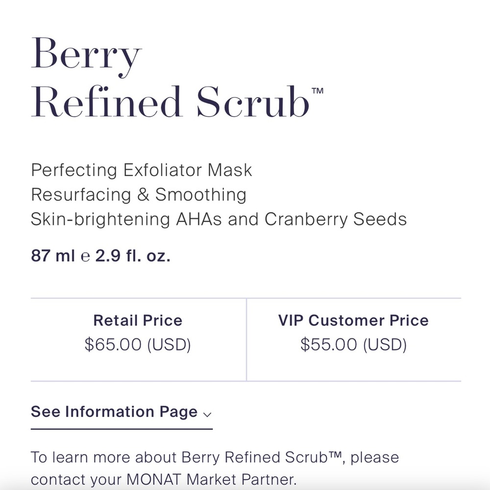 💖🆕💖 Monat Berry Refined Scrub - Picture 2 of 10